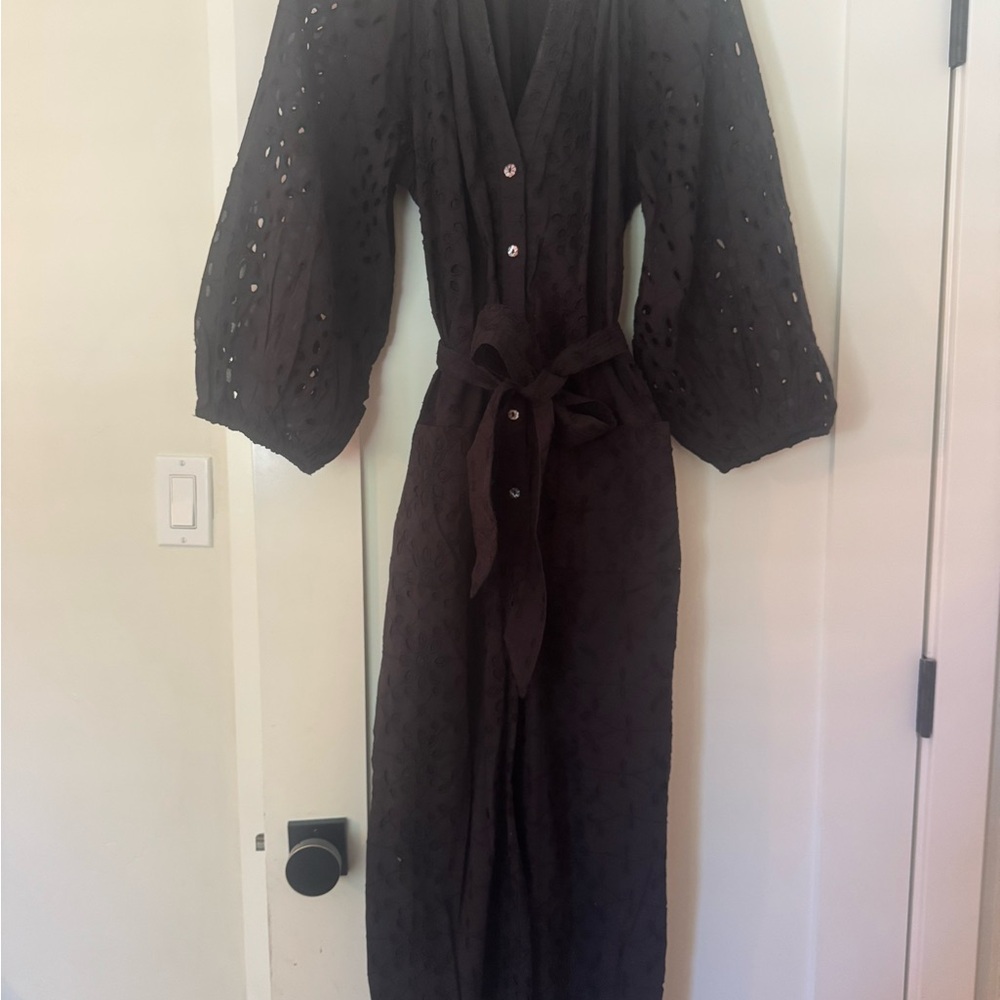 Cleobella Black Eyelet Dress